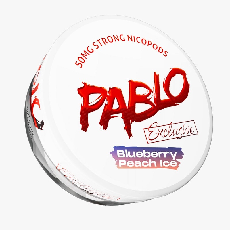 Pablo Blueberry Peach Ice Nicotine Pouches