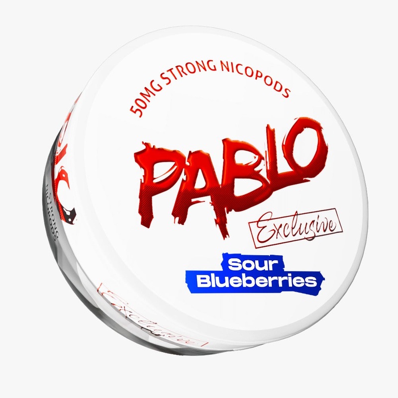 Pablo Sour Blueberries Nicotine Pouches