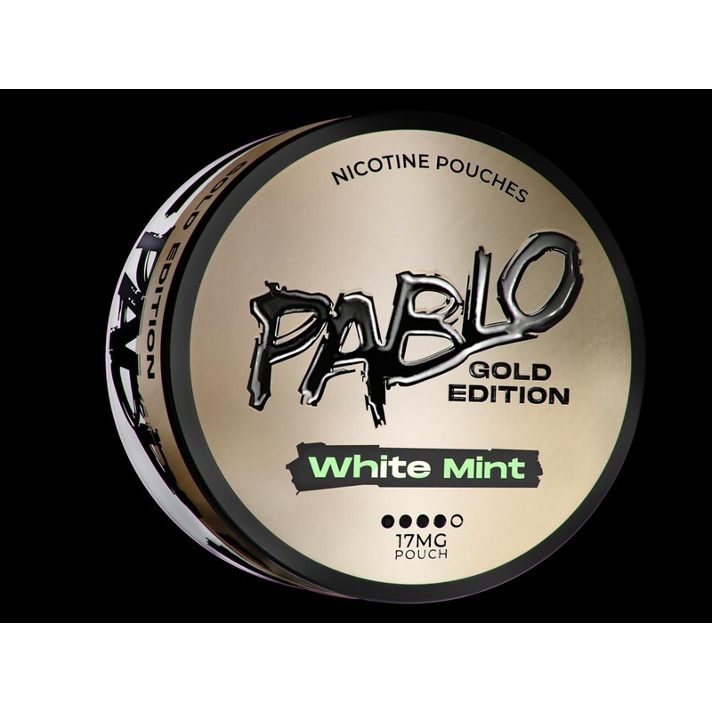 Pablo White Mint Gold Edition Nicotine Pouches