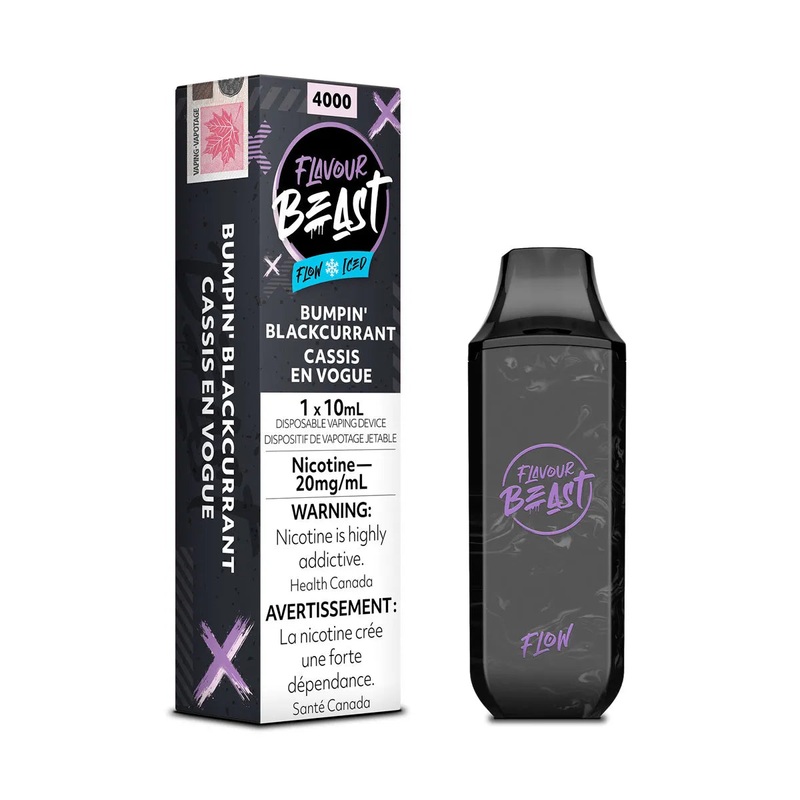 Flavour Beast Flow Rechargeable Disposable 4000 Puffs – Bumpin’ Blackcurrant