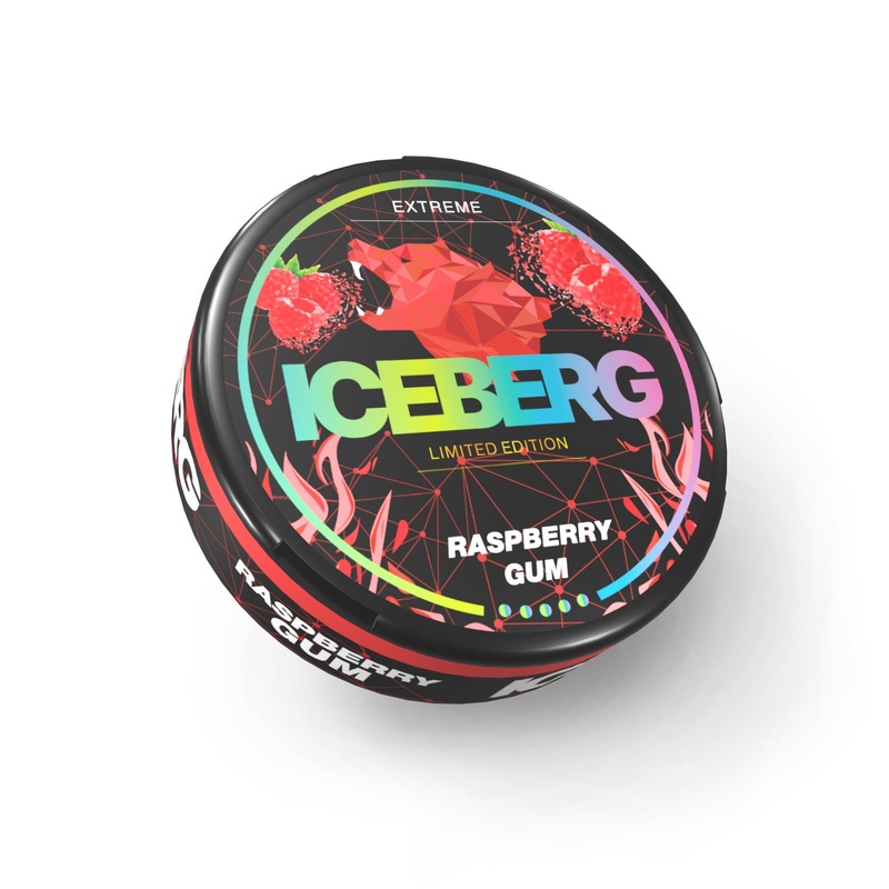 Iceberg Raspberry Gum x-strong