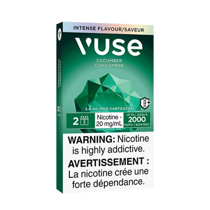 Vuse Pods Cucumber|20MG|0% Nicotine Free