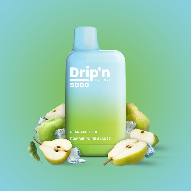Drip’n by Envi Disposable Vape – Pear Apple Ice