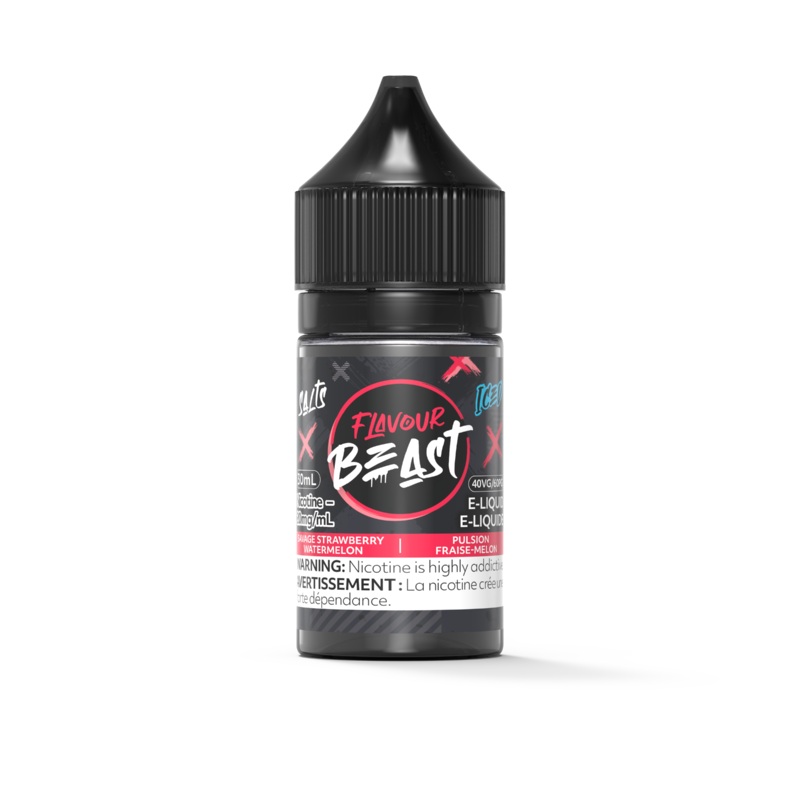 Flavour Beast E-Liquid – Savage Strawberry Watermelon Iced – 30 ML