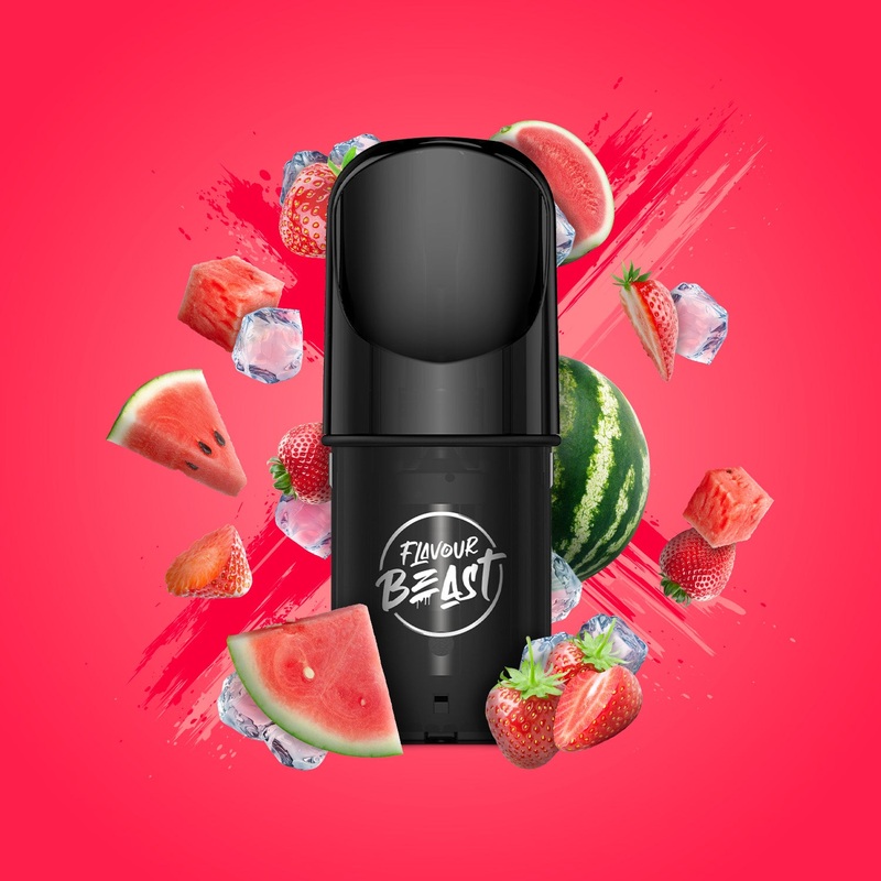 Flavour Beast Pods – STLTH Compatible – Savage Strawberry Watermelon Ice