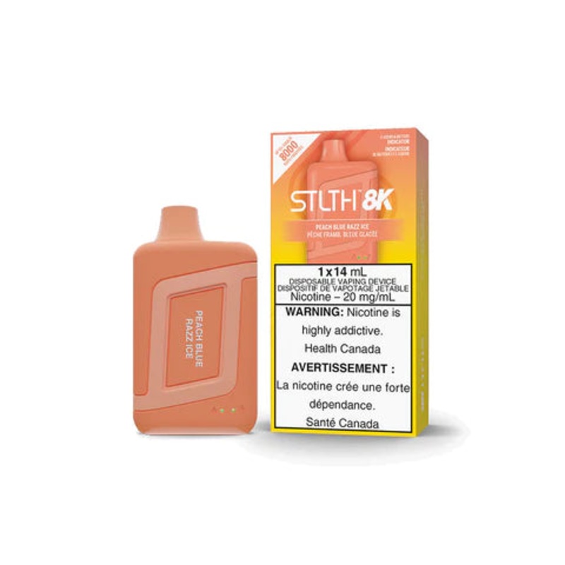 Stlth 8K Disposable Vape – Peach Blue Razz Ice