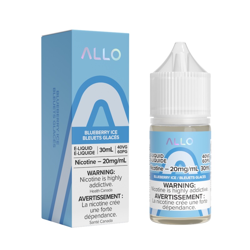 ALLO E-Liquid – Blueberry Ice – 30 ML – Salt Nic
