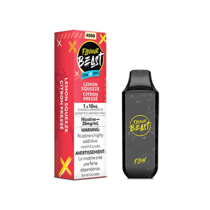 Flavour Beast Flow Rechargeable Disposable 4000 Puffs – Lemon Squeeze