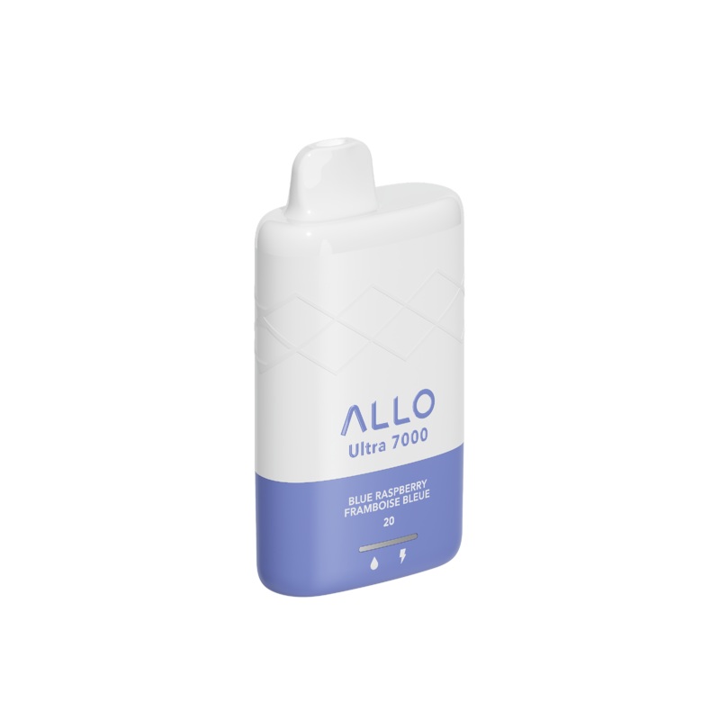 Allo Ultra – 7000 Puffs – Rechargeable Disposable Vape – Blue Raspberry
