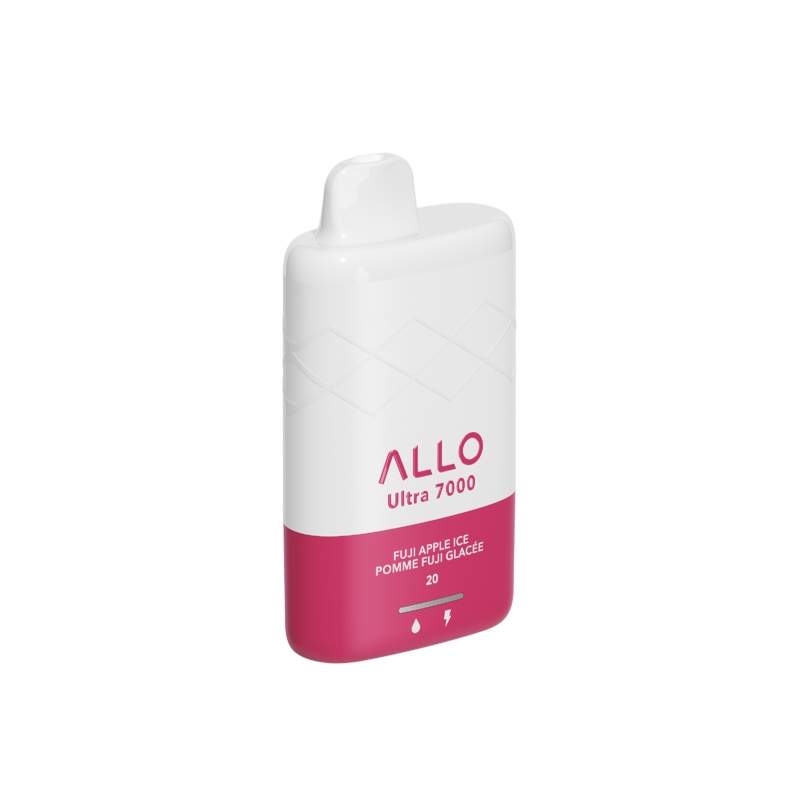 Allo Ultra – 7000 Puffs – Rechargeable Disposable Vape – Fuji Apple Ice