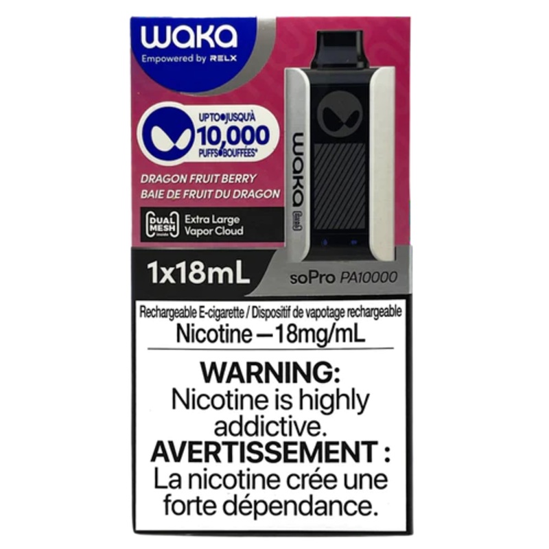 Waka By RELX 10000 Puff Disposable – Dragon Fruit Berry