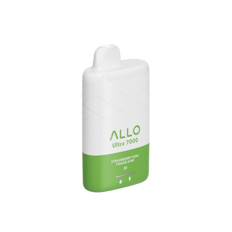 Allo Ultra – 7000 Puffs – Rechargeable Disposable Vape – Strawberry Kiwi