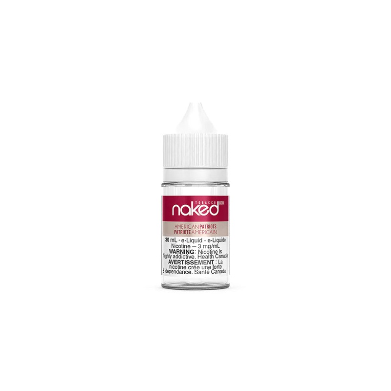 American Patriot Tobacco – Naked 100 – Salt- 30 ML