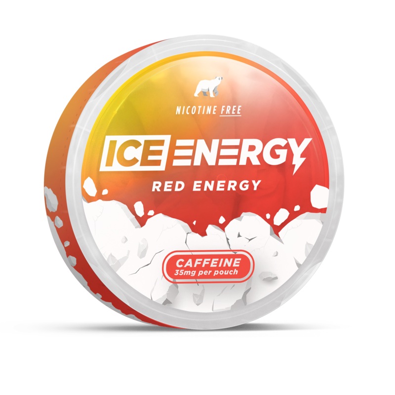 Ice Caffeine Pouch Red Energy 35mg