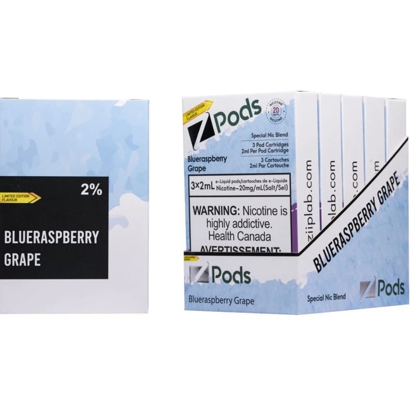 Z pods STLTH Compatible –  Blue Raspberry Grape