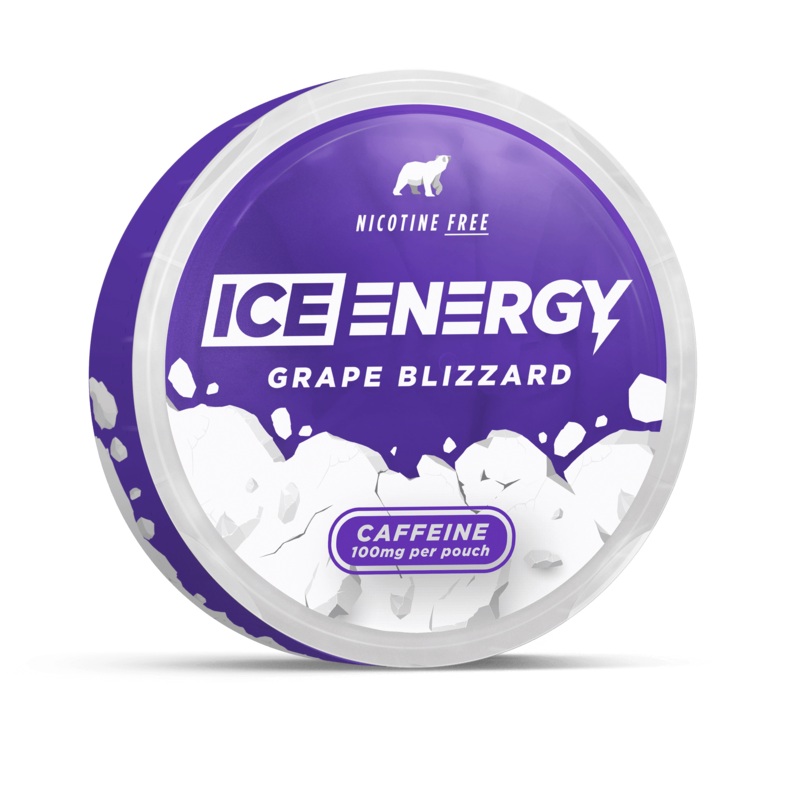 Ice Caffeine Pouch Grape Blizzard 100mg