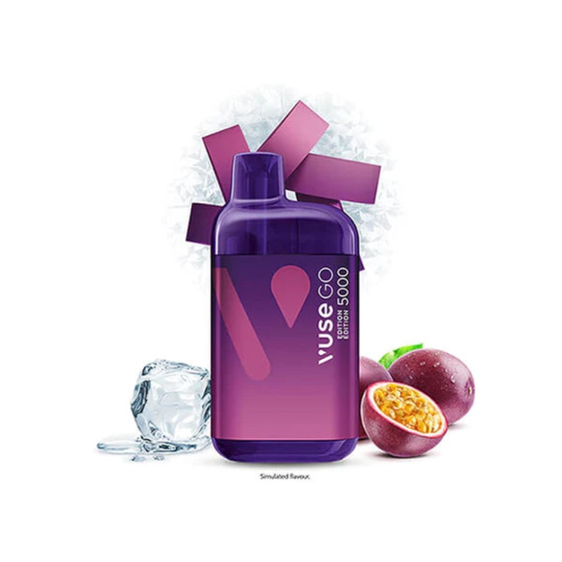 Vuse Go 5000 Disposable Vape – Passionfruit Ice