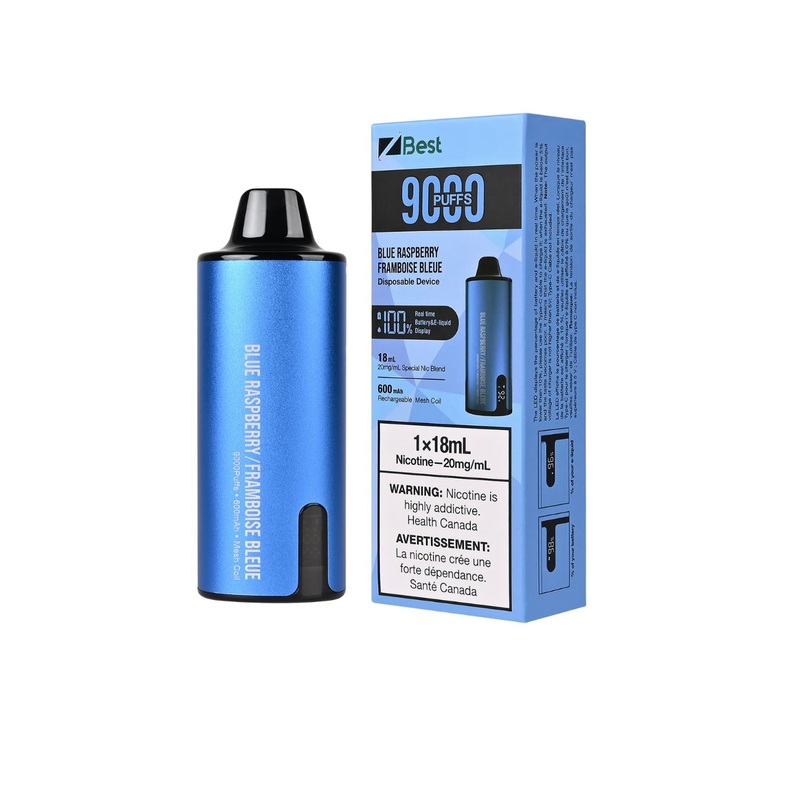 Z BEST Disposable – ZPOD – SPECIAL NIC BLEND – 9000 Puffs – Blue Raspberry