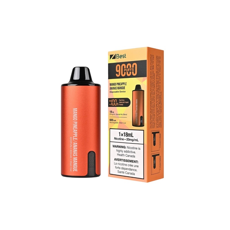 Z BEST Disposable – ZPOD – SPECIAL NIC BLEND – 9000 Puffs – Mango Pineapple