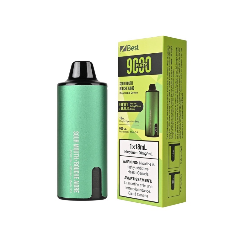 Z BEST Disposable – ZPOD – SPECIAL NIC BLEND – 9000 Puffs – Sour Mouth