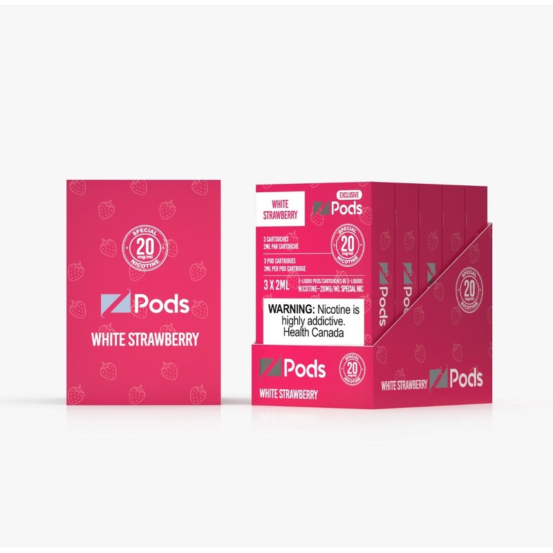 Z pods STLTH Compatible White Strawberry