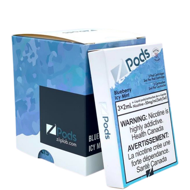 Zpods STLTH Compatible – BLUEBERRY ICY MINT