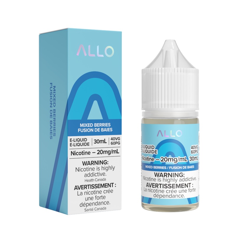 ALLO E-Liquid – Mixed Berries – 30 ML – Salt Nic