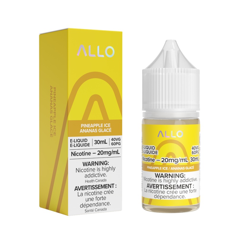ALLO E-Liquid – Pineapple Ice – 30 ML – Salt Nic