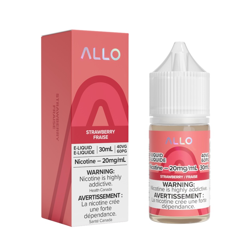 ALLO E-Liquid – Strawberry – 30 ML – Salt Nic