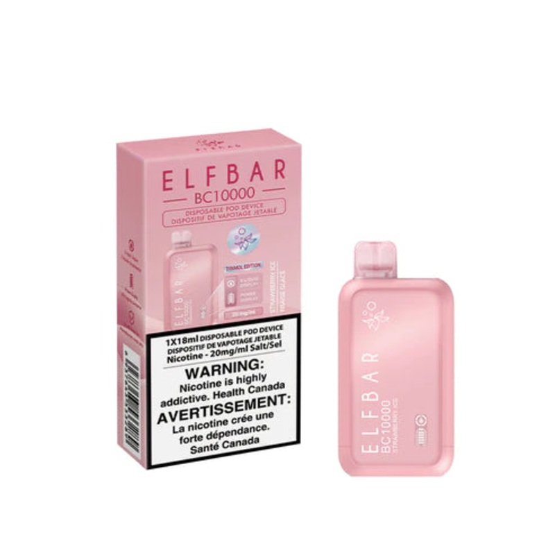Elf Bar BC10000 Disposable Vape – Strawberry Ice – 10000 Puffs