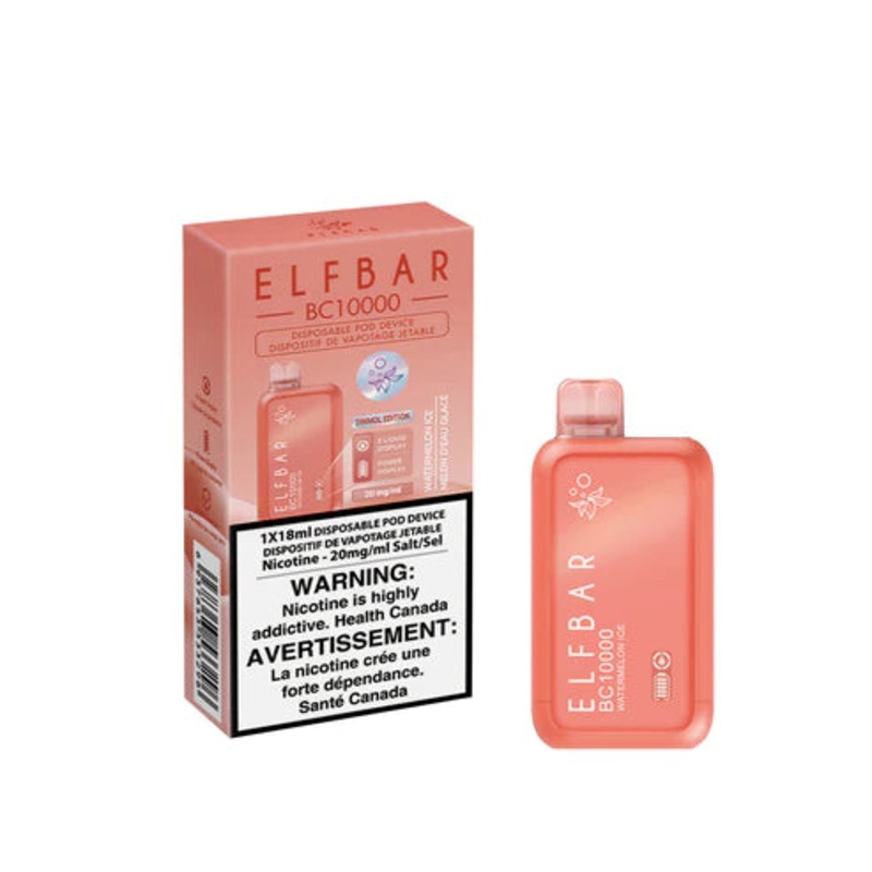 Elf Bar BC10000 Disposable Vape – Watermelon Ice – 10000 Puffs