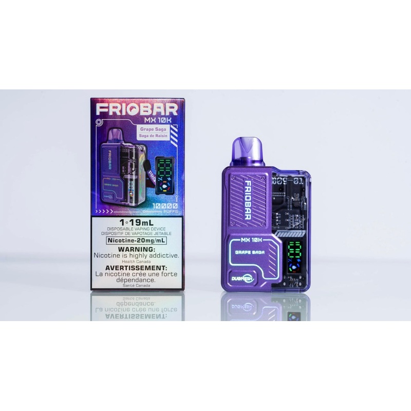 FRIOBAR MX 10K Disposable Vape – Grape Saga