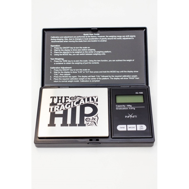 The Tragically HIP G-Force TRG-100 scale