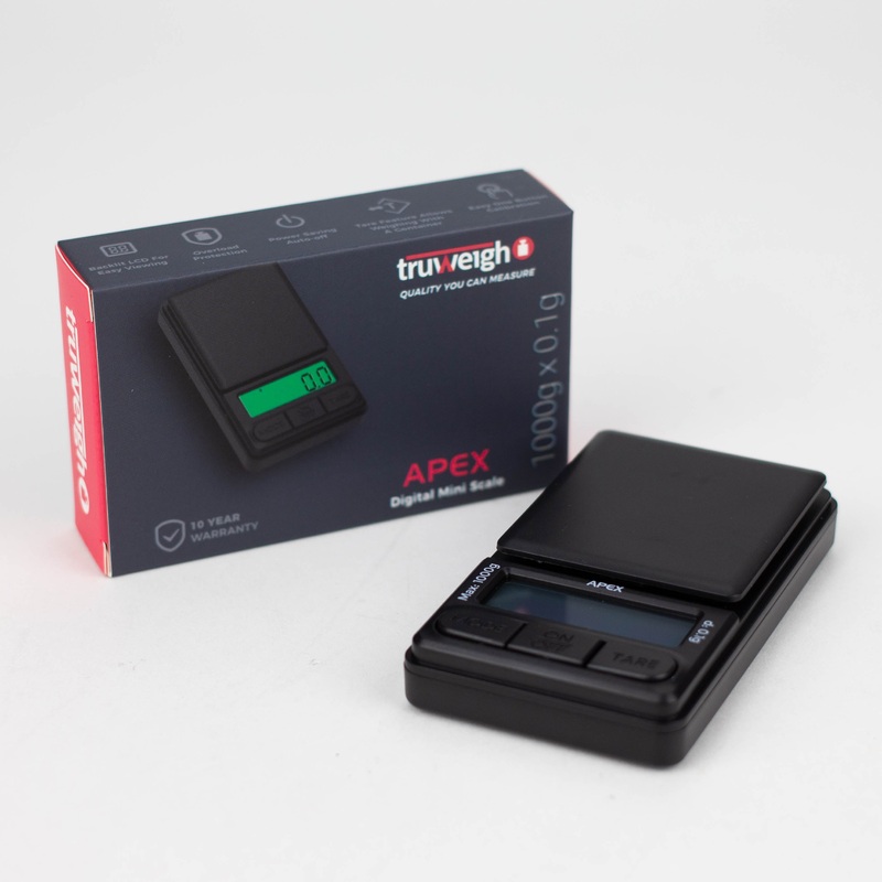 Truweigh | APEX Digital Mini Scale – 1000g x 0.1g