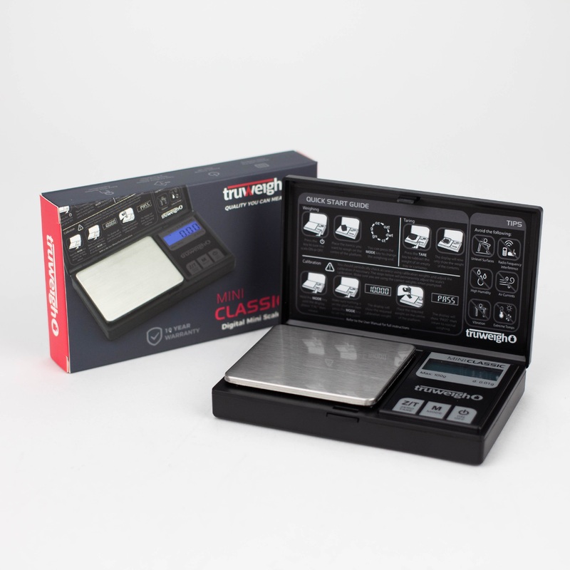 Truweigh | Mini Classic Scale – 100g x 0.01g – Black