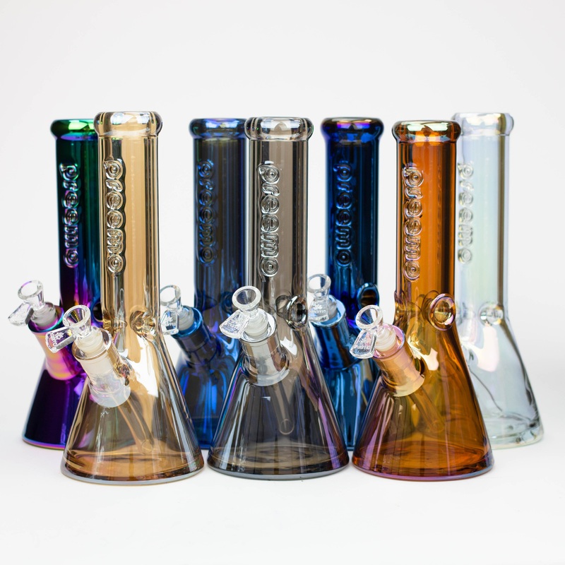 Preemo- Ion Plated Beaker|Clear|Light Blue|Smoke|Colorful|Champagne|Green|Wine Red|Purple Blue