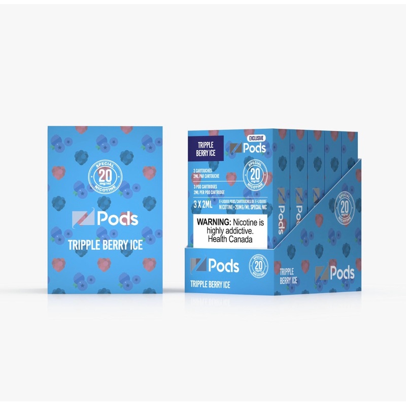 Z pods STLTH Compatible – Tripple Berry Ice