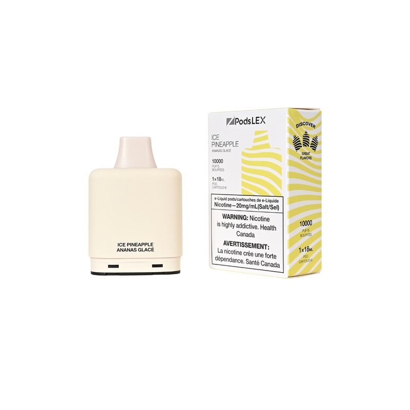 ZPODS LEX Pod System – 10K Puff – Ice Pineapple