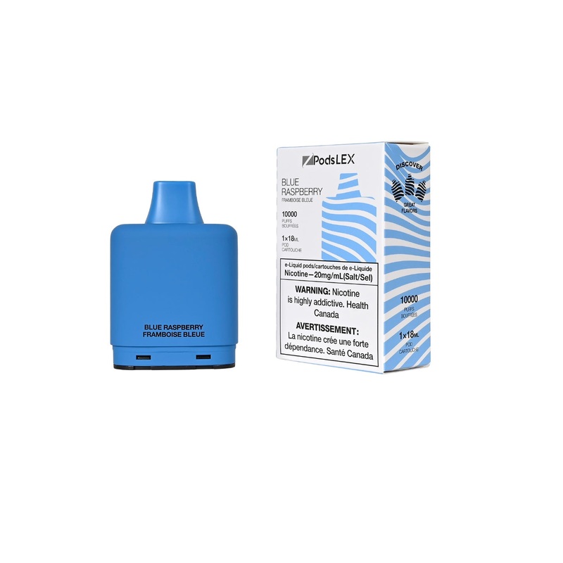 ZPODS LEX Pod System – 10K Puff Vape Pods – Blue Raspberry