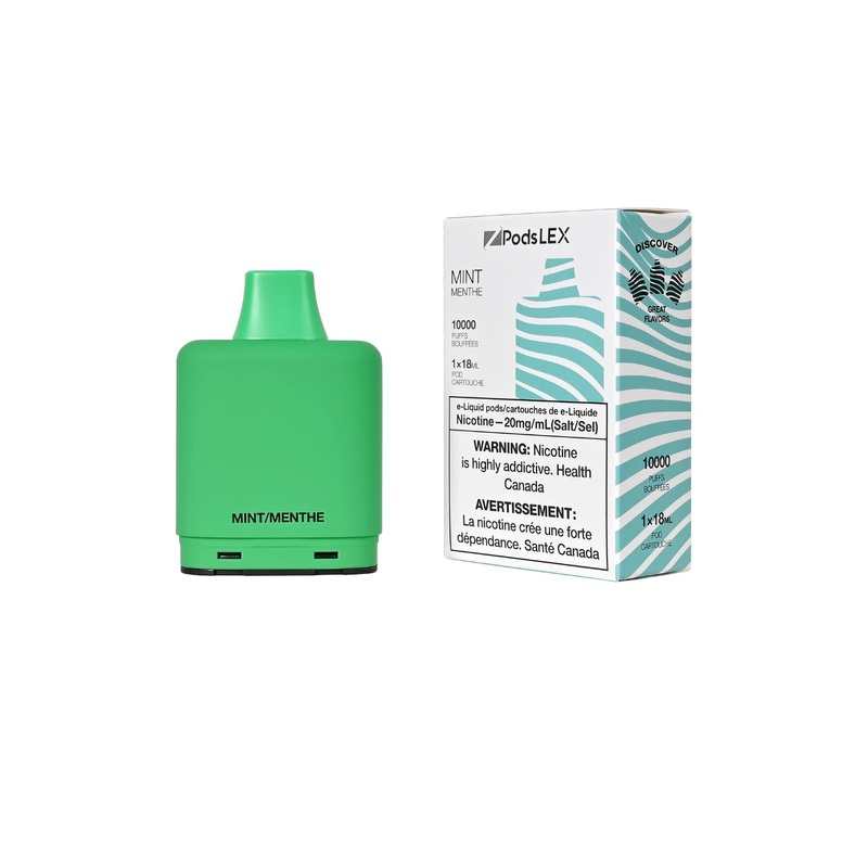 ZPODS LEX Pod System – 10K Puff Vape Pods – Mint