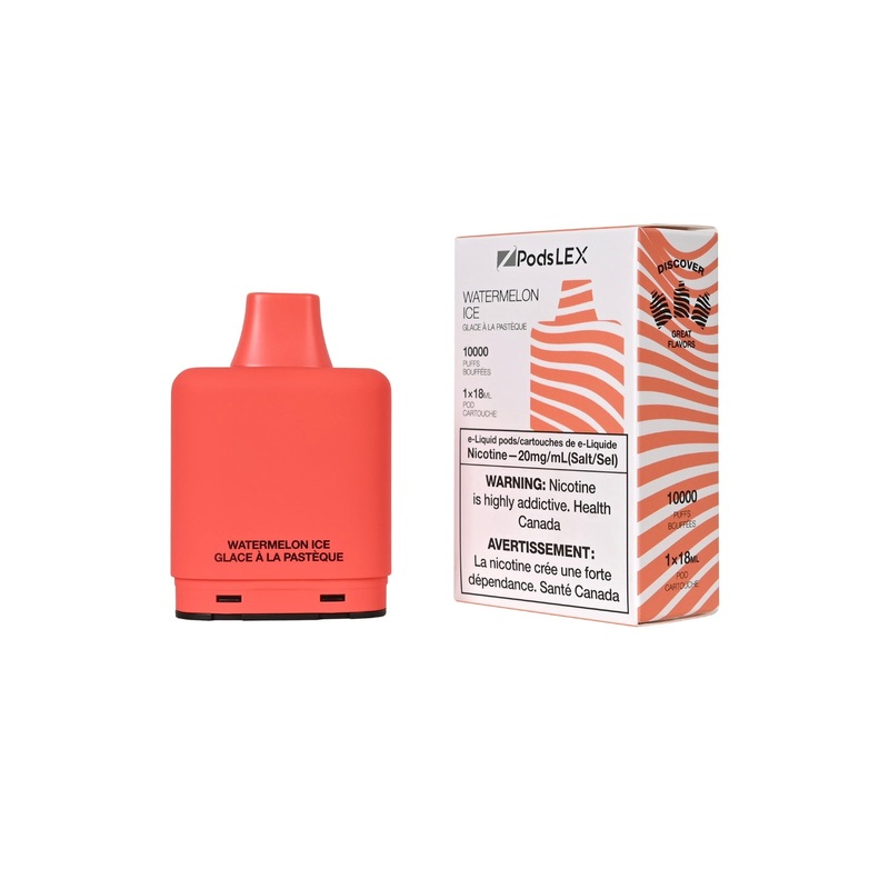 ZPODS LEX Pod System – 10K Puff Vape Pods – Watermelon Ice