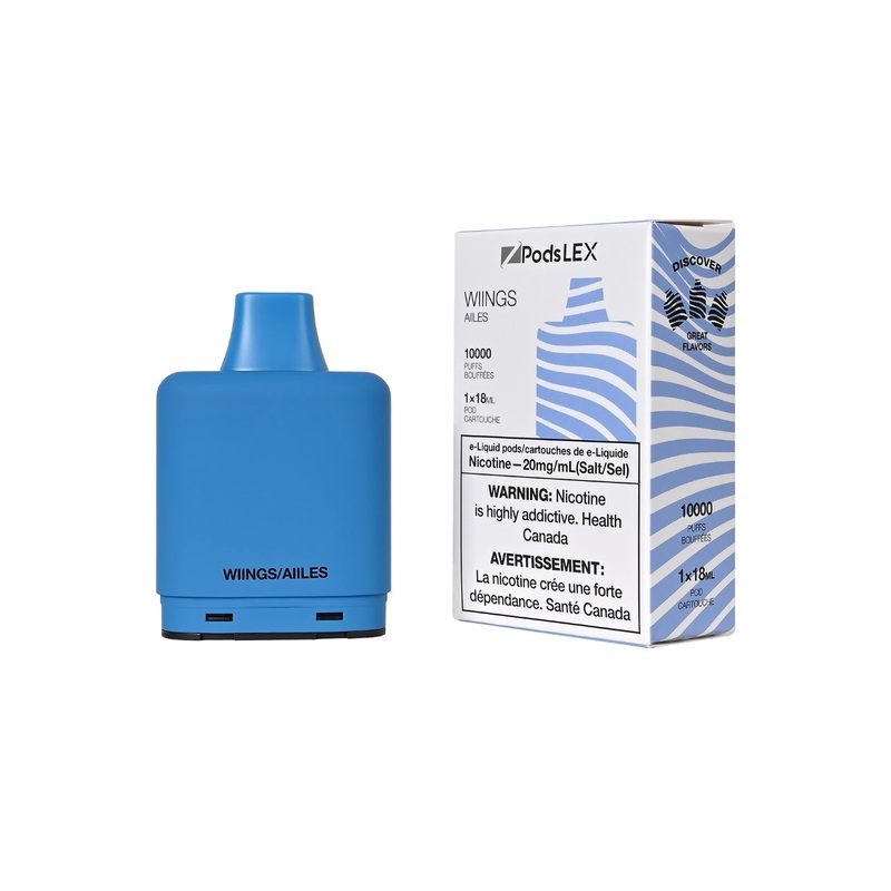 ZPODS LEX Pod System – 10K Puff Vape Pods – Wings