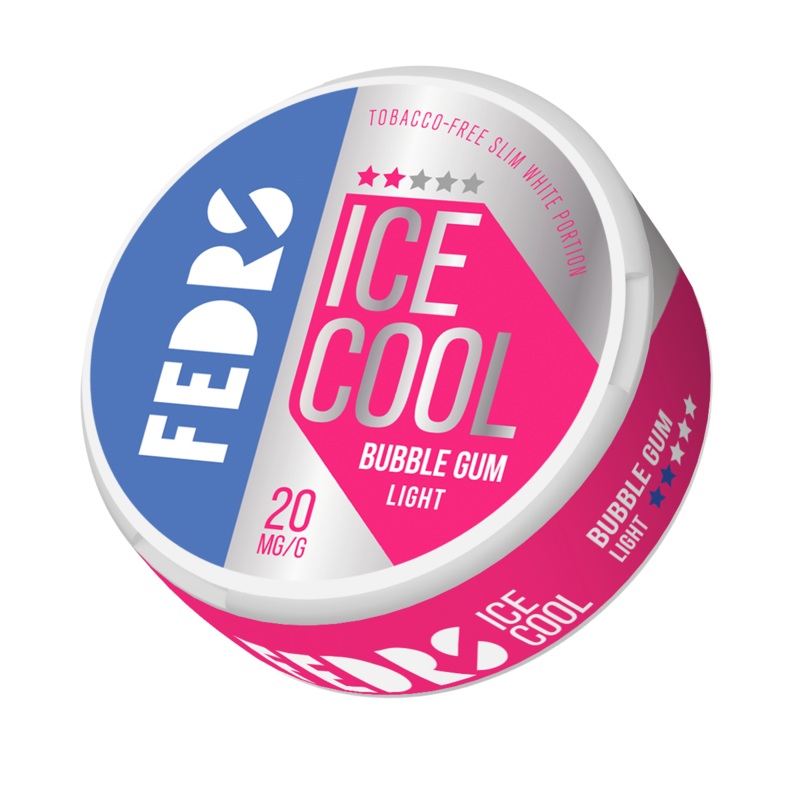 Fedrs Ice Cool Light Bubble Gum