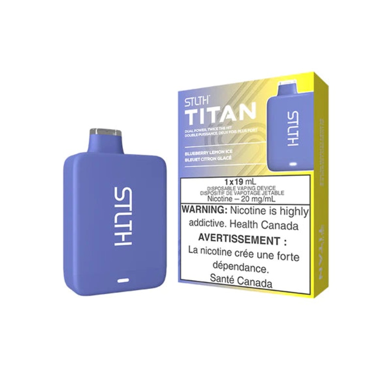 STLTH TITAN Disposable Vape – Blueberry Lemon Ice