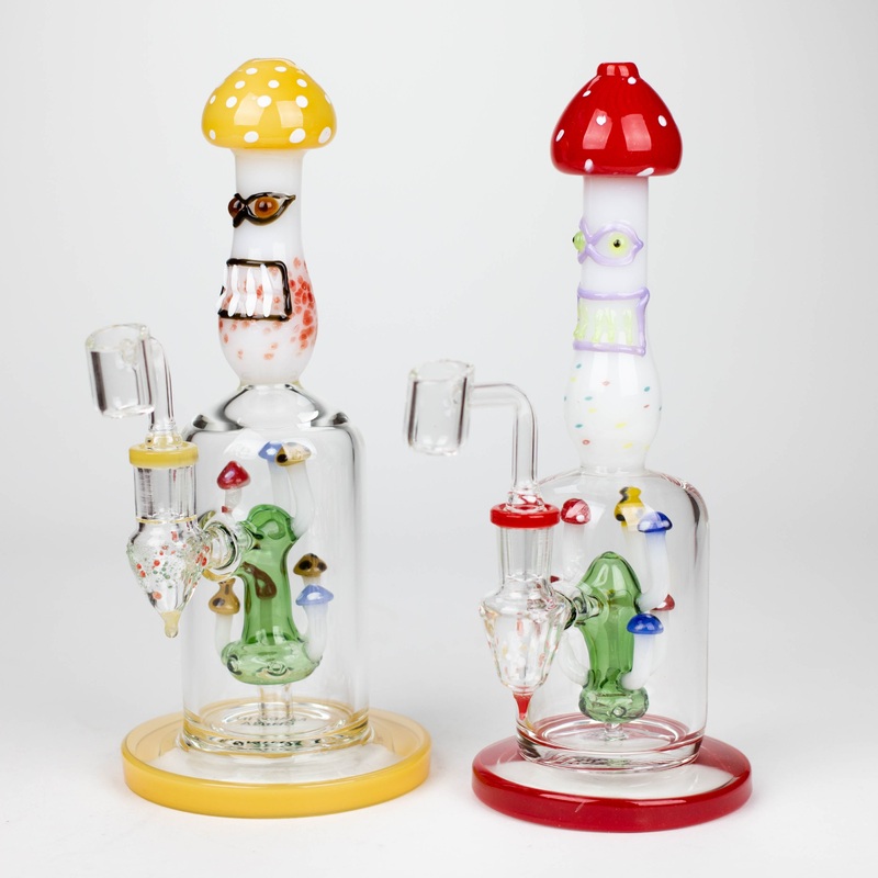 10 mushroom Rig With Diffuser|Red|Yellow