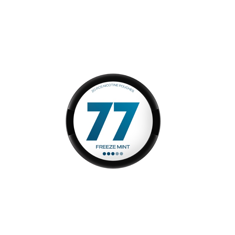 77 Nicotine Pouches Freeze Mint