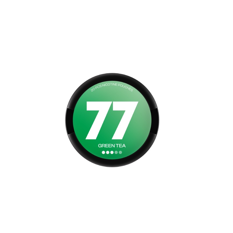 77 Nicotine Pouches Green Tea