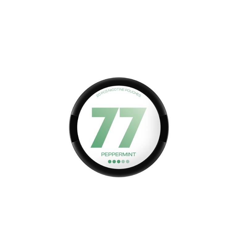 77 Nicotine Pouches Peppermint