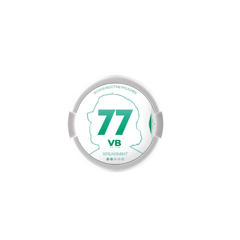 77 Nicotine Pouches VB Edition Spearmint