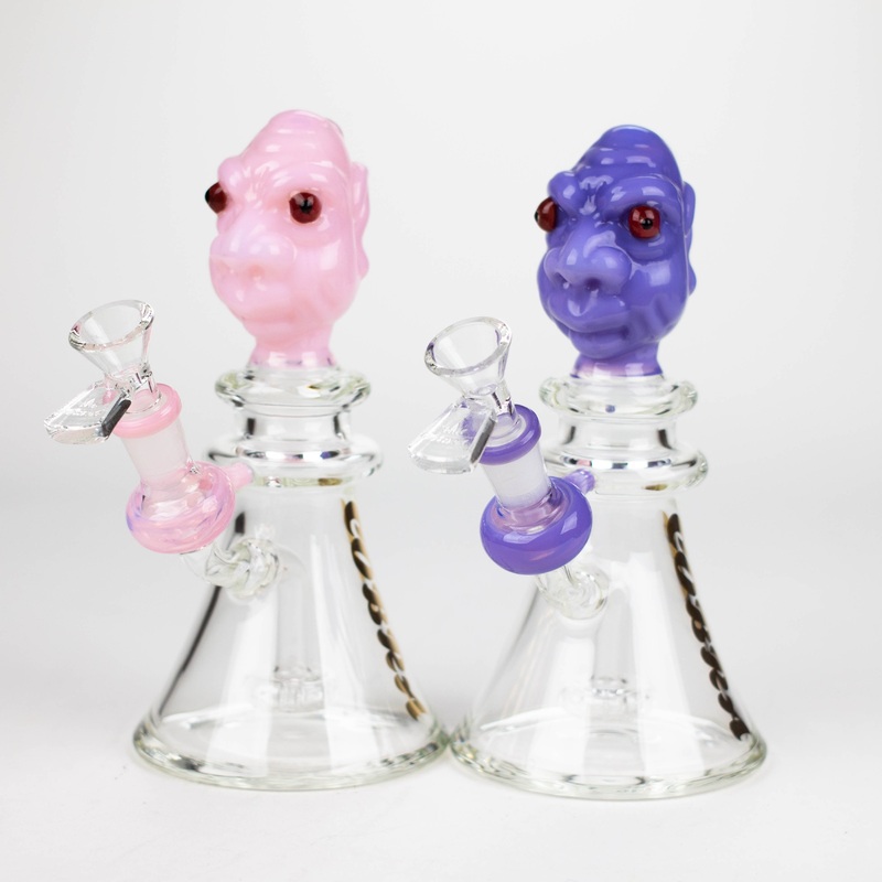 COBRA – 8 Glass Bong|Milk Pink|Milk Purple
